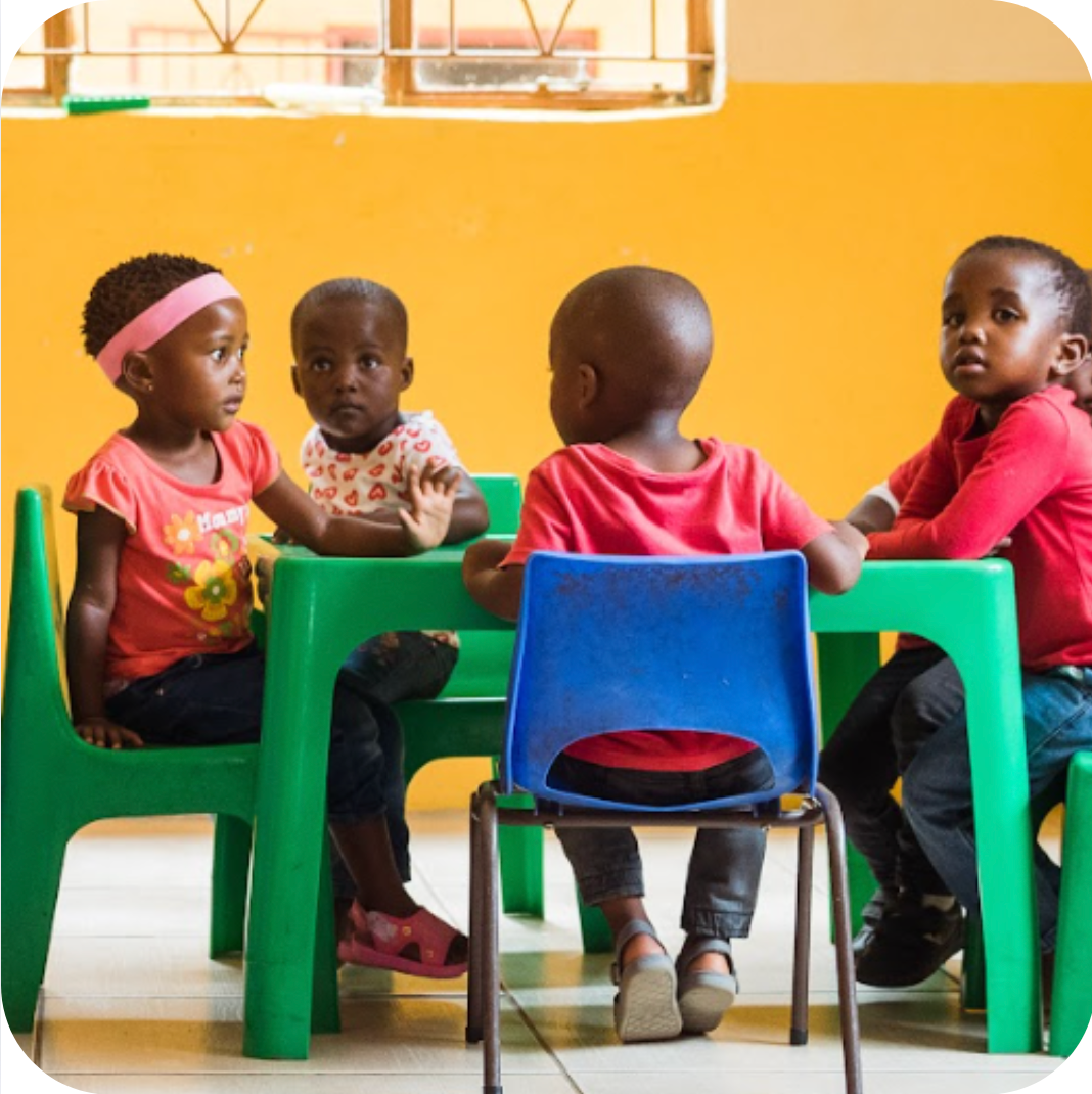 Table & 4 Chairs Set for a Classroom